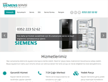 Tablet Screenshot of kayserisiemensservisi.com